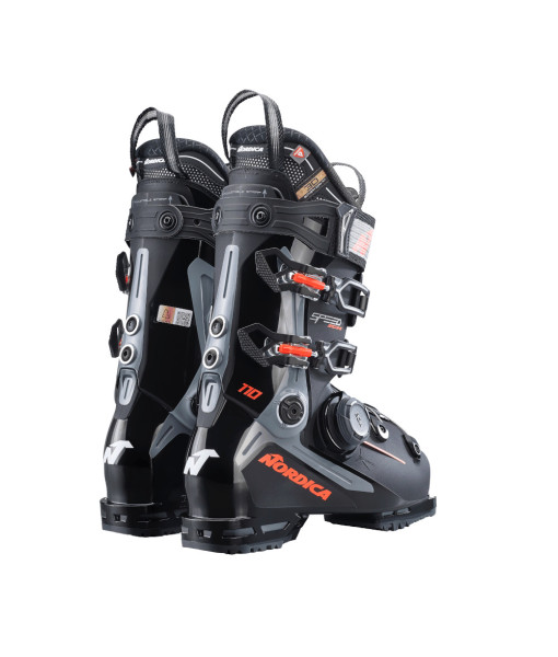 Botte Nordica Speedmachine 3 BOA 110, Noir/Gris/Rouge