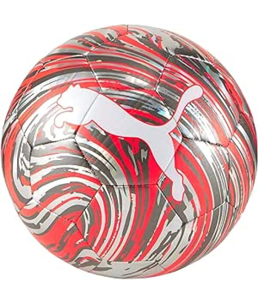 Ballon Soccer Puma Shock, Rouge/Argent/Blanc