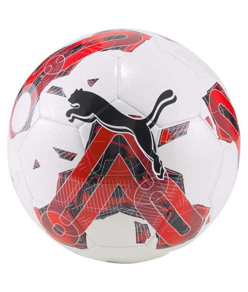 Ballon Soccer Puma Orbita 6, Blanc/Rouge