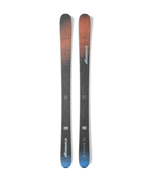 Ski Nordica Unleashed 90 (Flat) Homme, Rouille/Noir/Bleu