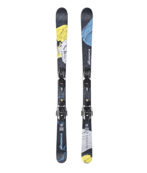 Ski Nordica Unleashed J Bleu/Jaune Junior / Fixation J7.0 FDT