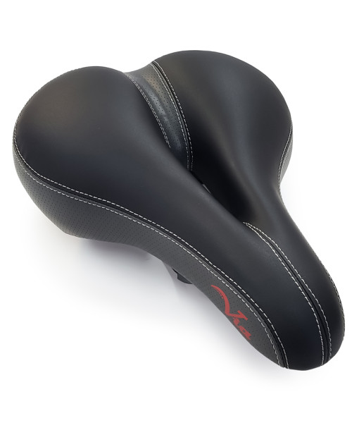 Selle Vélo VIA Suspension, Homme, Noir