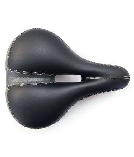 Selle Vélo VIA Suspension, Homme, Noir