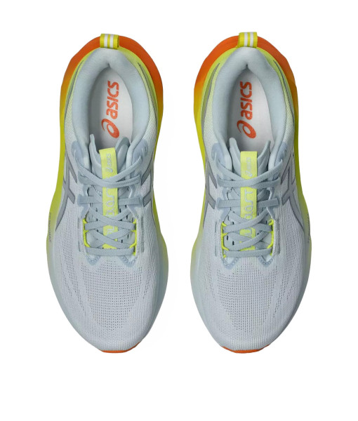Asics Novablast 5 Homme, Sky/Lemon/Spark