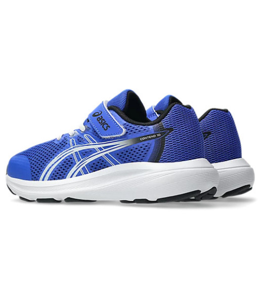Asics Contend 10 PS Enfant, Neon Blue / White