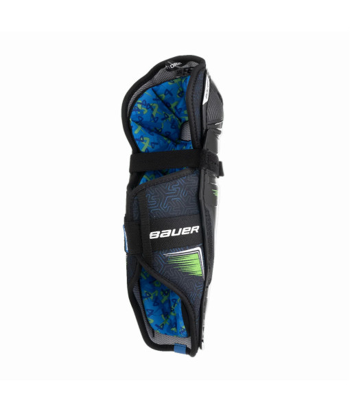 Jambières Bauer X Junior, Noir/Bleu