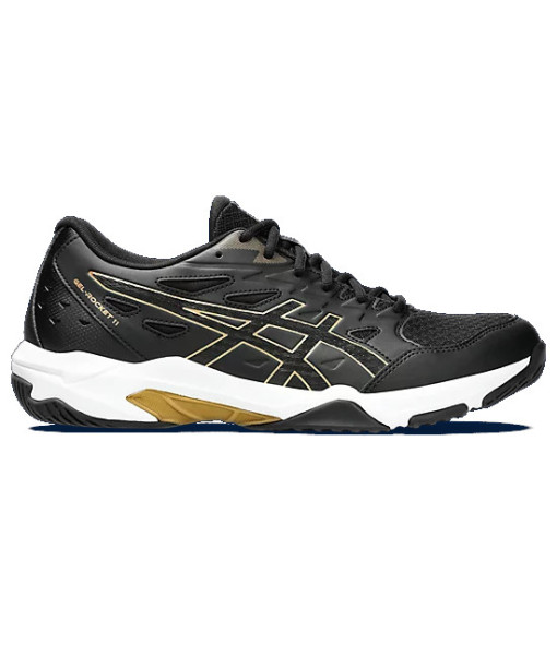 Asics Gel-Rocket 11 Homme, Black/Pure Gold