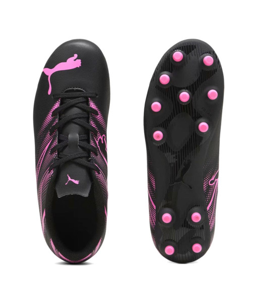 Soulier Soccer Puma Attacanto, Noir/Rose, Junior