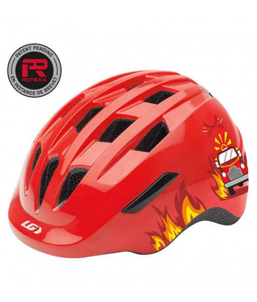 Casque Garneau Piccolo Universel Youth, Rouge