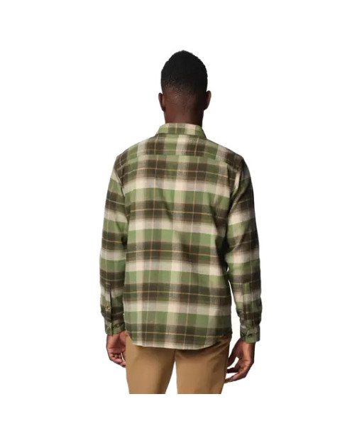 Chemise Columbia Cornell Woods Flanelle Manche Longue Homme, Stone Green/Multi Tartan