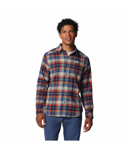 Chemise Columbia Cornell Woods Flanelle Manche Longue Homme, Collegiate Navy/Multi Tartan