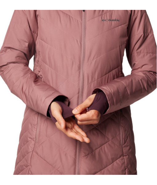 Manteau Columbia Heavenly Long à Capuchon Femme, Figue