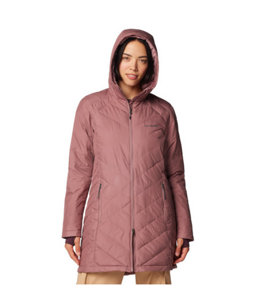 Manteau Columbia Heavenly Long à Capuchon Femme, Figue