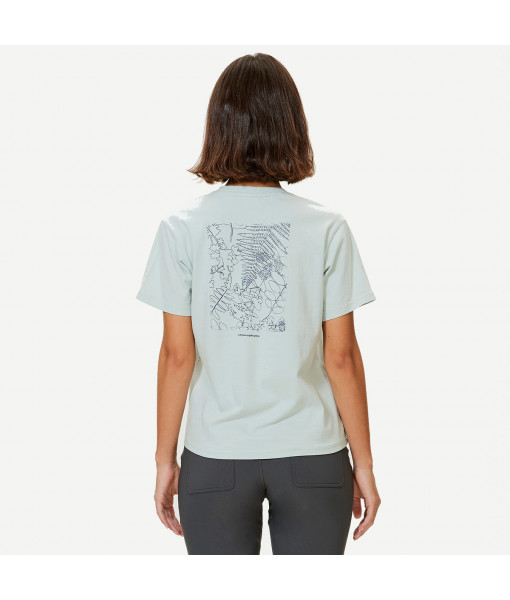 T-Shirt Chlorophylle Feuillage Femme, Menthe Brumeuse