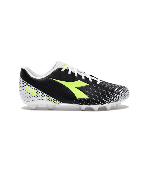 Soulier Soccer Diadora Pichichi 6 Mg14, Noir/Jaune/Blanc, Senior