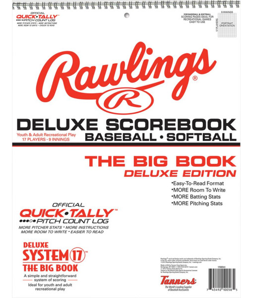 Livre De Marquage Baseball Rawlings Deluxe S17