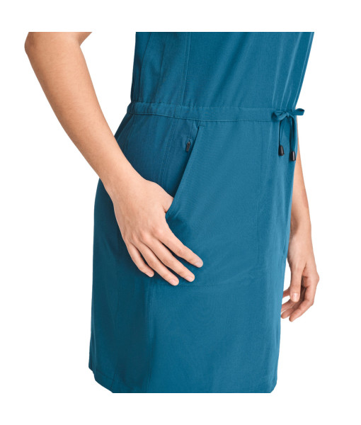 Robe Chlorophylle Azymuth Sans Manche Femme, Sarcelle Foncée