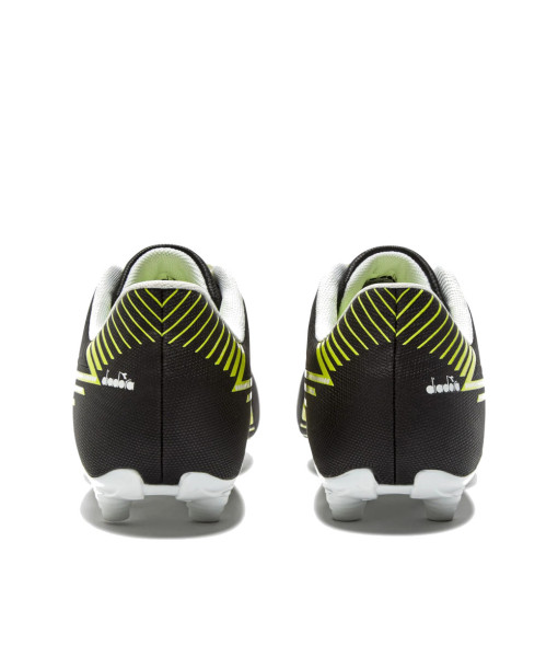 Soulier Soccer Diadora Pichichi 8 MG14 Senior, Noir/Jaune Fluo/Silver