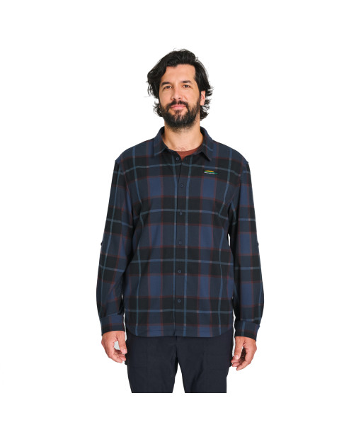 Chemise Chlorophylle Finnegan Homme, Carreaux/Encre Bleu