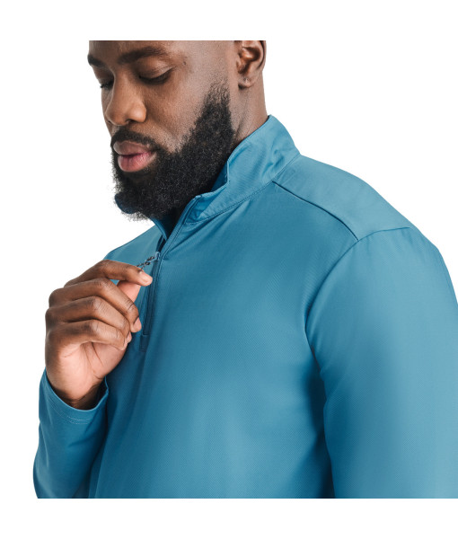 Chandail Chlorophylle Loken Quart-Zip Homme, Lune Bleue