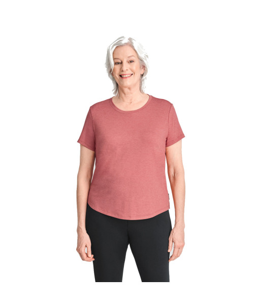 T-shirt Chlorophylle Massena Femme, Rose Brulé