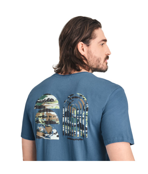 T-shirt Chlorophylle Vallée  Homme, Lune Bleue