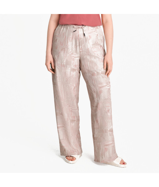Pantalon Chlorophylle Azimut Jambe Large Femme, Lily Écru