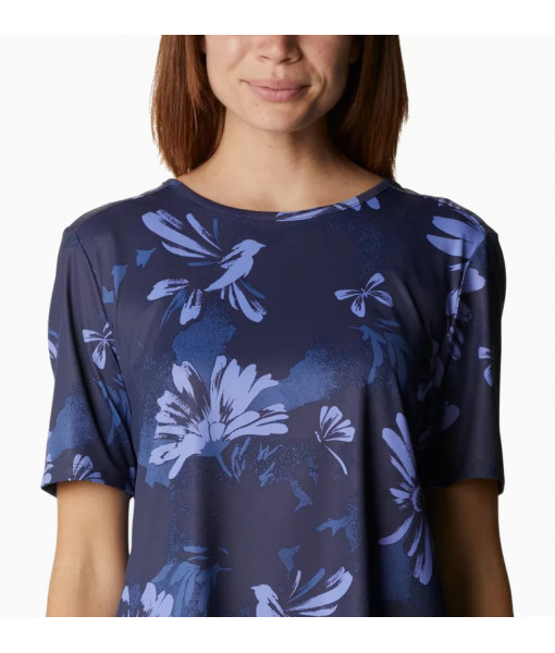 T-Shirt Columbia Chill River Femme, Noctural Daisy Party