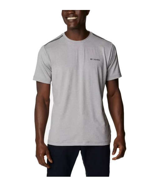 T-Shirt Columbia Tech Trail Crew Homme,  Cool Grey Heather