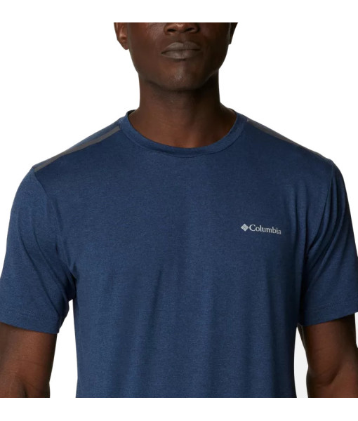 T-Shirt Columbia Tech Trail Crew Homme,  Collegiate Navy