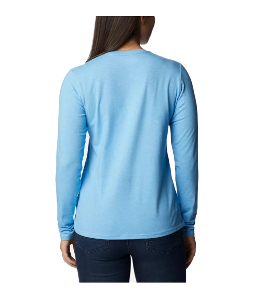 T-Shirt Columbia Sun Trek Manches Longues Femme, Vista Blue