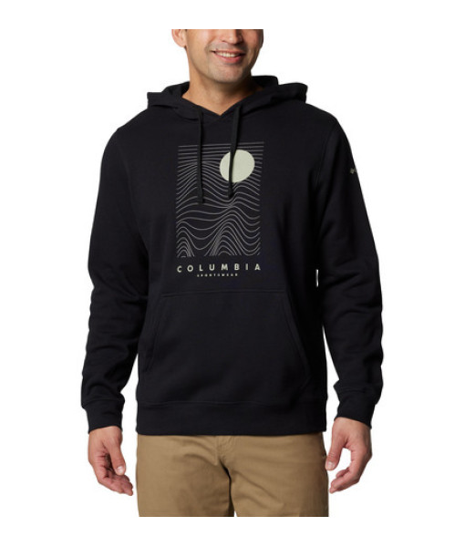 Chandail Columbia Trek Graphic Hoodie Homme, Noir/Linear Drifts