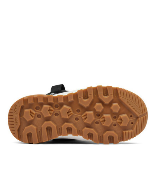 Columbia Snowtrot Mid Junior, Noir/Sel De Mer