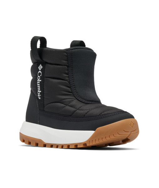 Columbia Snowtrot Mid Junior, Noir/Sel De Mer