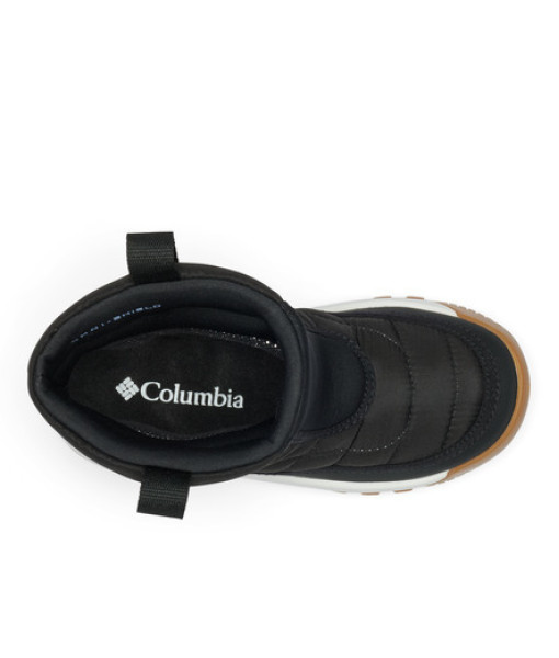 Columbia Snowtrot Mid Junior, Noir/Sel De Mer