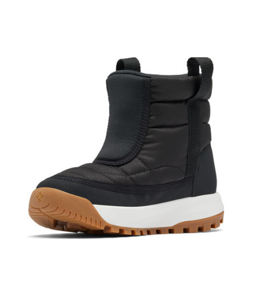 Columbia Snowtrot Mid Junior, Noir/Sel De Mer