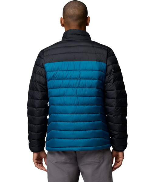 Manteau Columbia Powder Lite II Homme, Bleu Phoenix/Noir