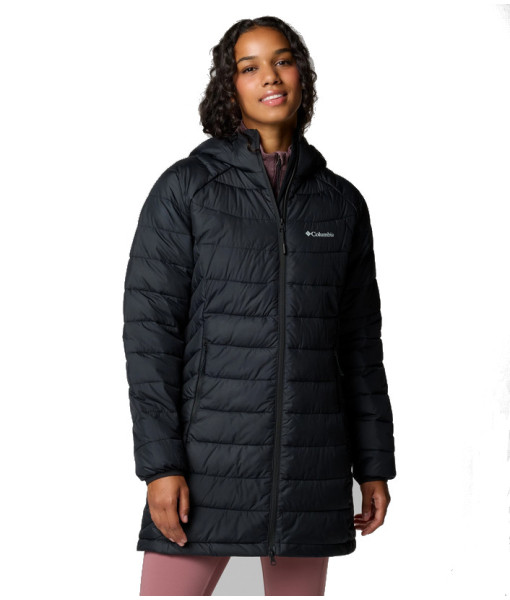 Manteau Columbia Powder Lite II Mid Femme, Noir