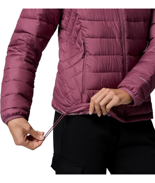 Manteau Columbia Powder Lite II Capuchon Femme, Antique Mauve