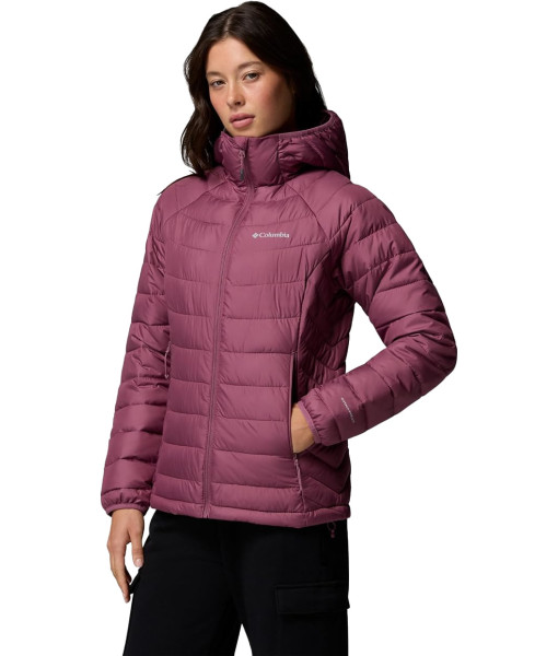 Manteau Columbia Powder Lite II Capuchon Femme, Antique Mauve