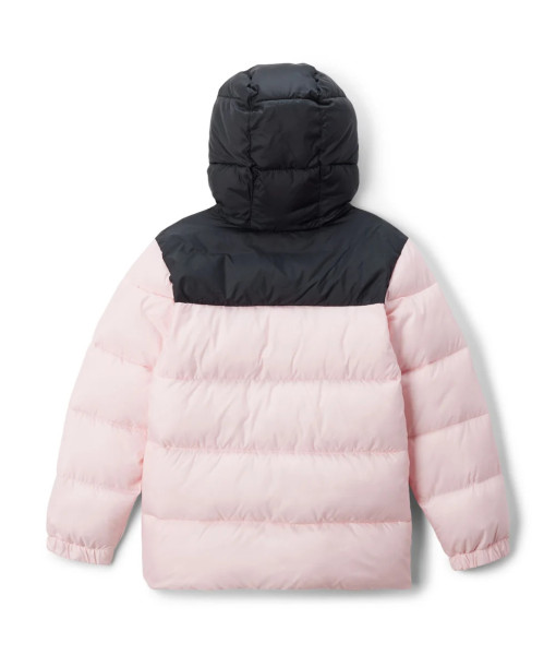 Manteau Columbia Puffect Capuchon Fille, Rose Mineral/ Noir