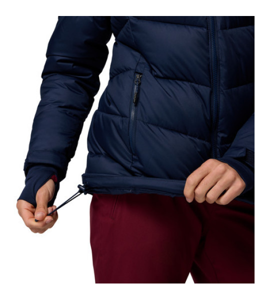 Manteau Columbia Abbott Peak II Isolé Femme, Collegiate Navy/Rich Wine/Eraser Pink