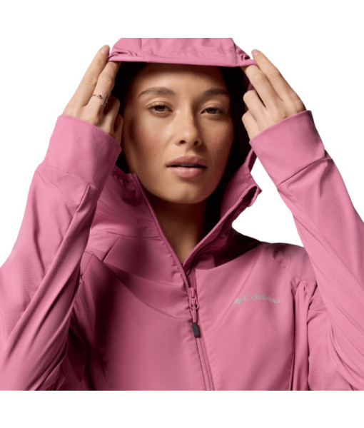 Manteau Columbia Softshell Sweet As III Hoodie Femme, Rosette