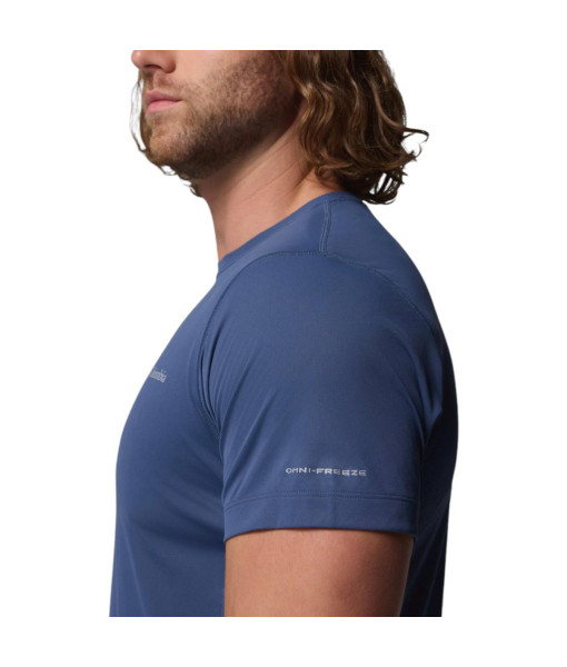 T-shirt Columbia Zero Rules Light Homme, Dark Mountain