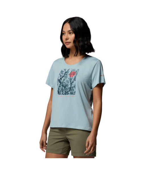 T-shirt Columbia Parsons Point Femme, Marine Light