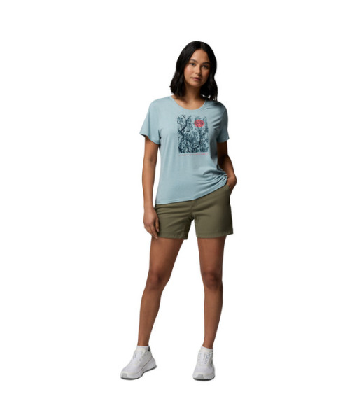 T-shirt Columbia Parsons Point Femme, Marine Light