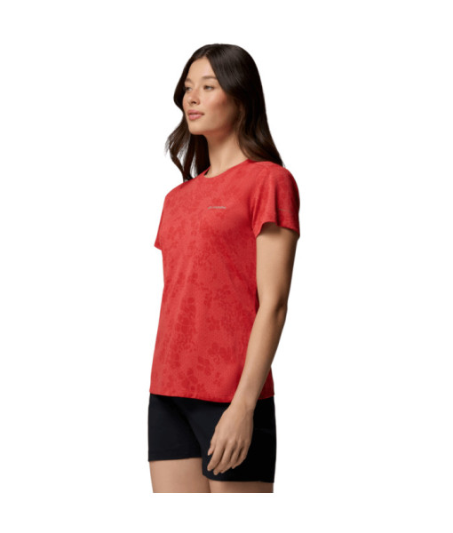 T-shirt Columbia Bluebird Canyon II Femme, Poppy Red