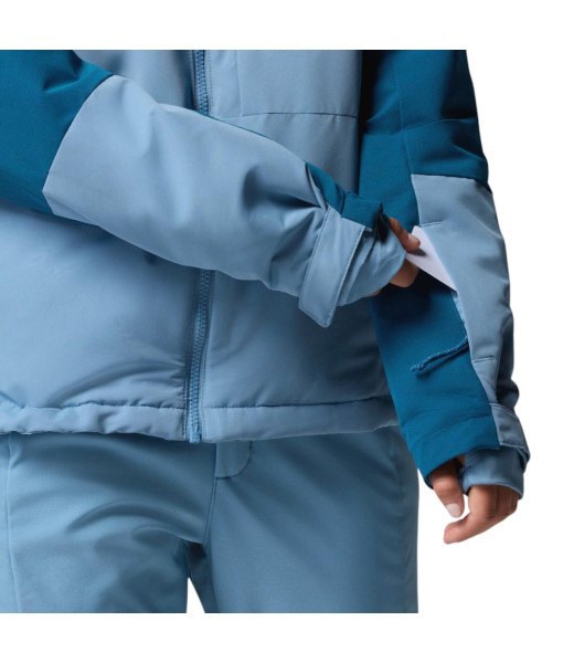 Manteau Columbia Alpine Echo Isolé Femme, Rainy Day/Bleu Phoenix