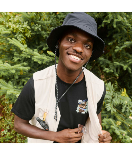 Chapeau Chlorophylle Trek Aventure Unisexe, Noir Pur