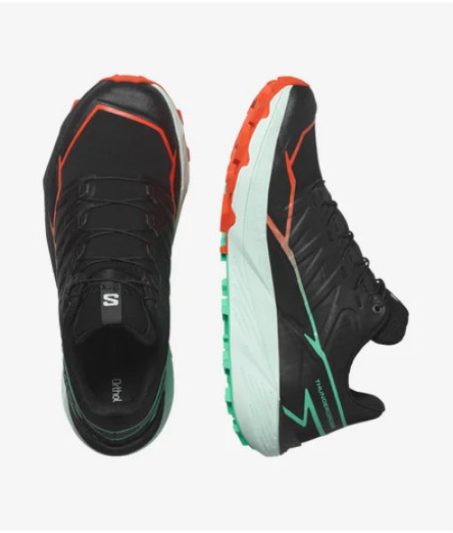 Salomon Thundercross, Femme, Noir/Cerise/Vert Électrique
